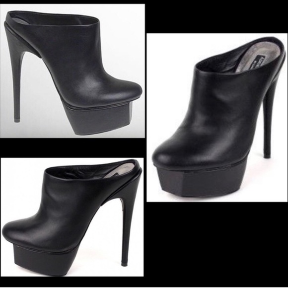 Adrienne Maloof’s Isabella Stiletto Clogs Size 5.5 - Picture 2 of 3